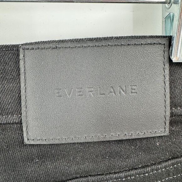 EVERLANE Black High Rise Button Fly Ankle Skinny Jeans Size 30 - Picture 6 of 8